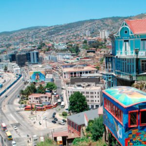 Cerros y bahía porteña